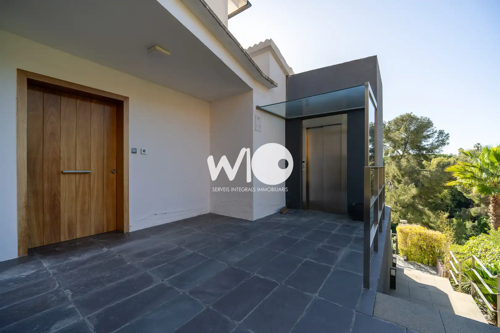 Terraza de Casa o chalet en venta en Blanes con Jardín privado, Terraza y Piscina