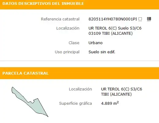 Terreno residencial en venta en Urbanizacion Terol C 3, imagen 2
