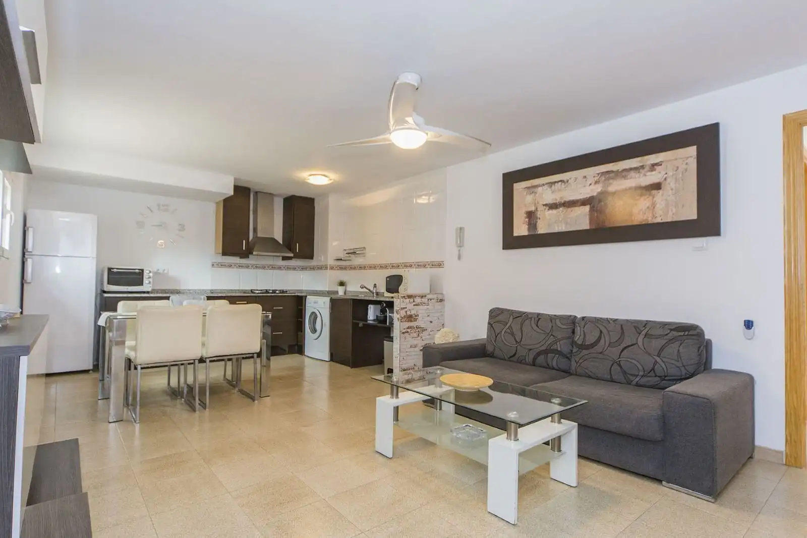 Living room of Houses for sale in Calpe / Calp  with Air Conditioner, Heating and Private garden
