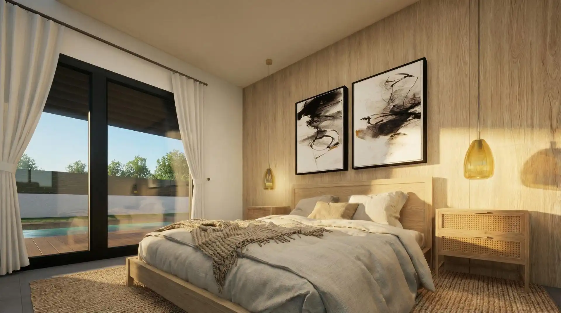Habitación de Casa o chalet en venta en Aspe con Aire acondicionado, Jardín privado y Terraza
