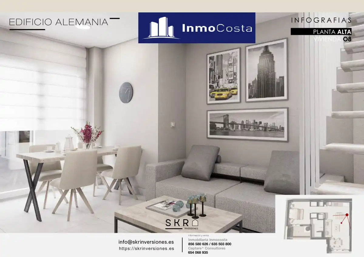 Wohnzimmer von Wohnung zum Verkauf in La Línea de la Concepción mit Terrasse
