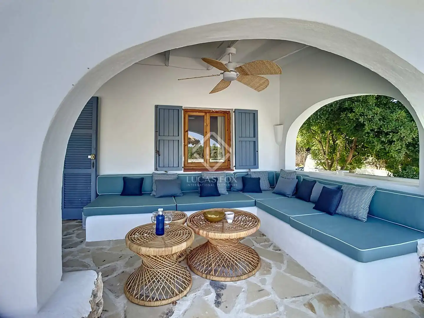 Terrasse von Haus oder Chalet zur Miete in Alaior mit Klimaanlage, Heizung und Privatgarten