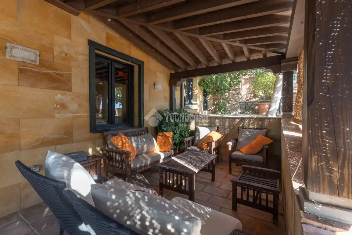 Terraza de Casa o chalet en venta en Nívar