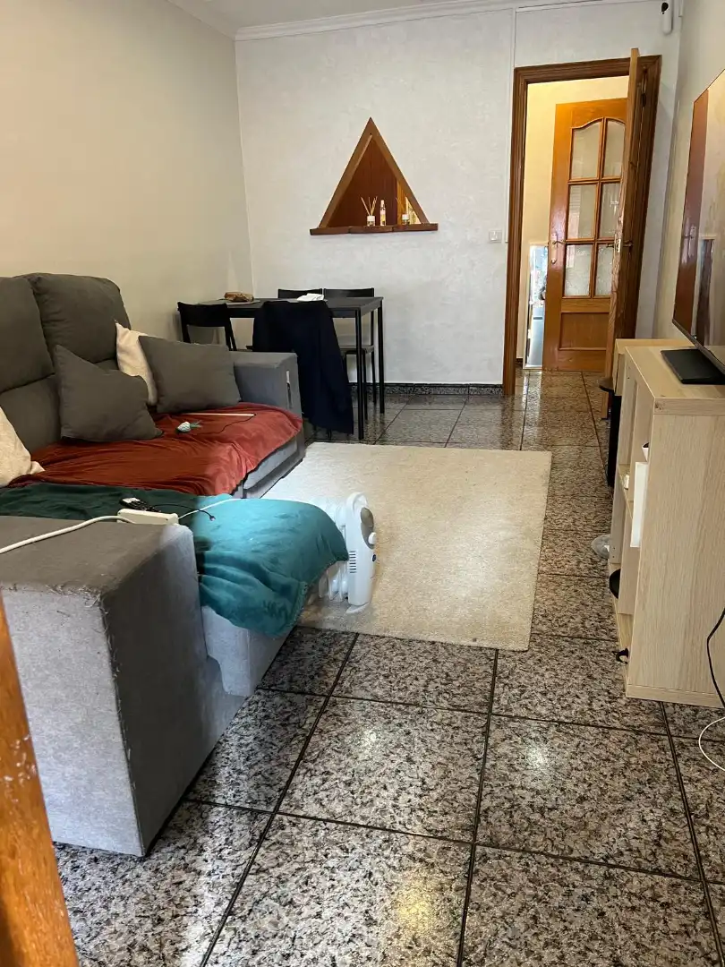 Sala de estar de Piso en venta en Mataró con Amueblado, Horno y Balcón