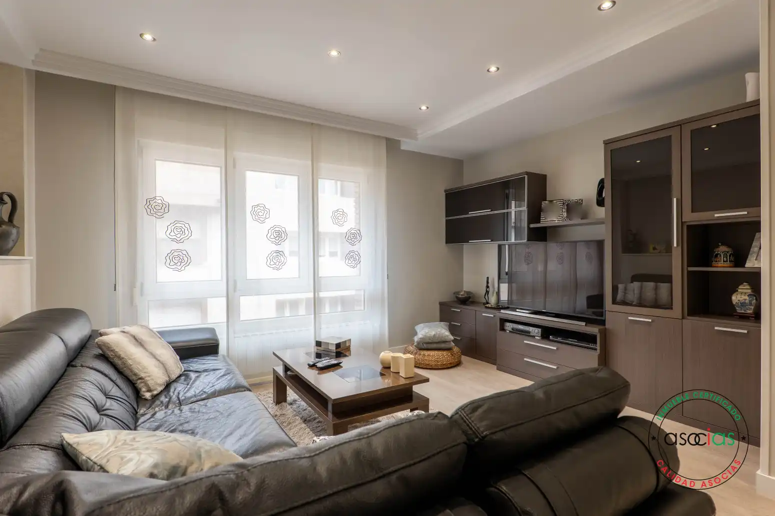 Sala de estar de Piso en venta en Gijón  con Calefacción y Terraza