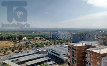 Exterior view of Attic for sale in  Granada Capital  with Air Conditioner, Terrace and Furnished