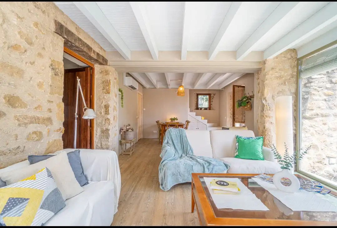 Living room of Country homes for sale in Cistella  with Air Conditioner, Heating and Furnished
