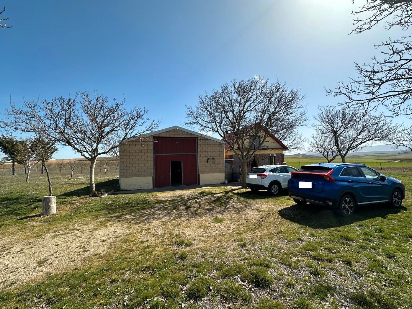 Vista exterior de Casa o xalet en venda en Arlanzón amb Jardí privat