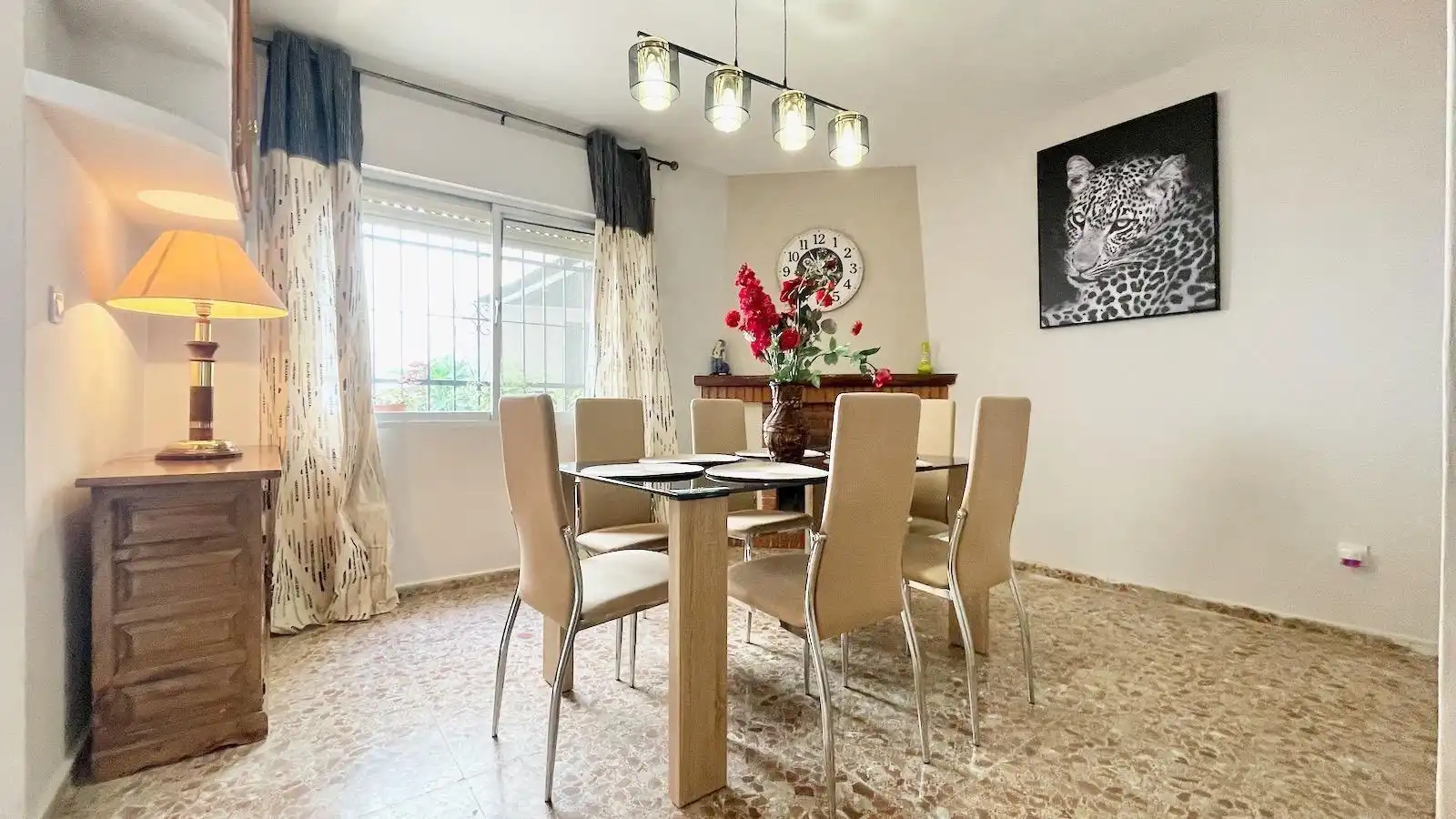 Dining room of Houses for sale in Mijas  with Air Conditioner, Private garden and Terrace
