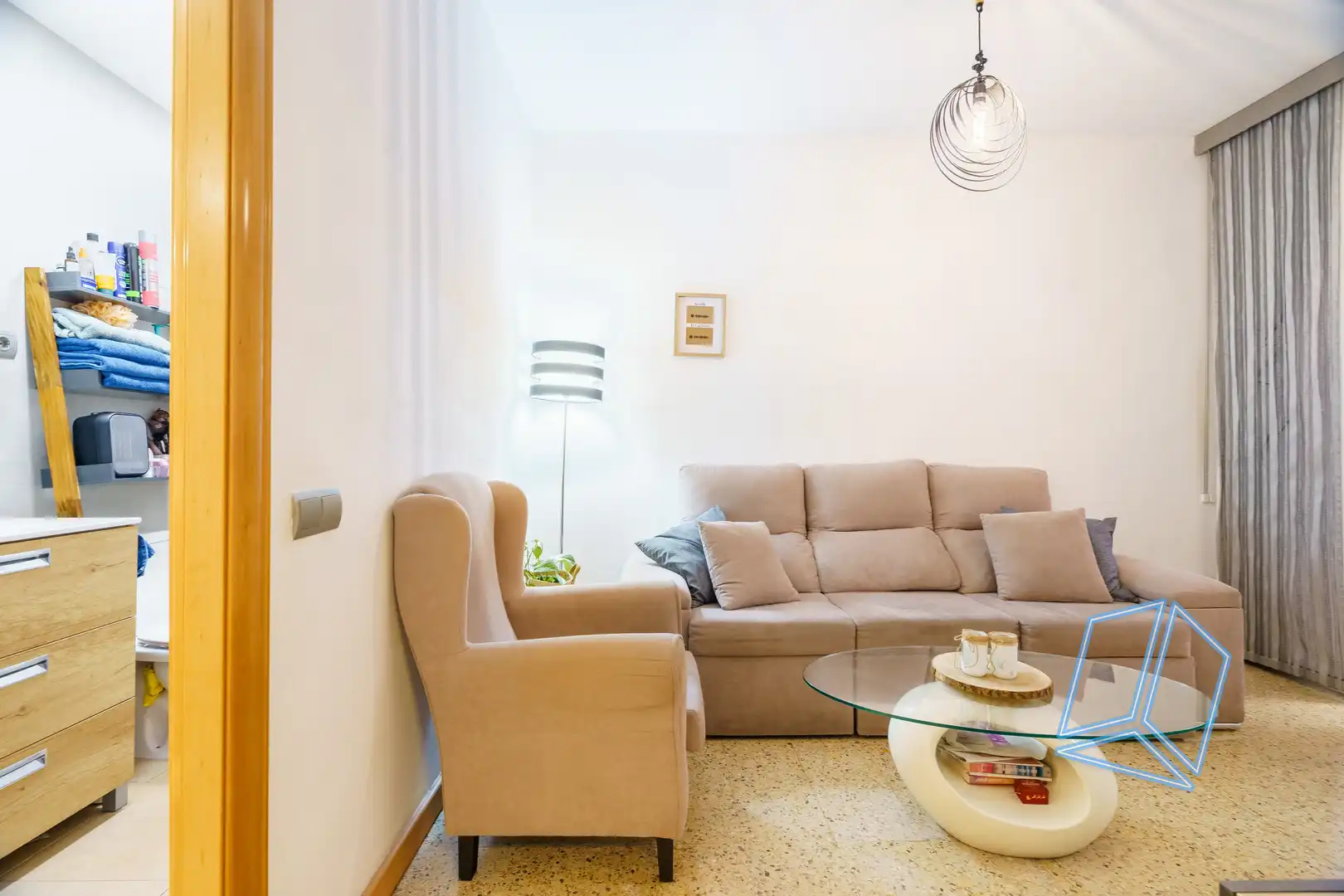 Sala de estar de Piso en venta en Gavà con Balcón