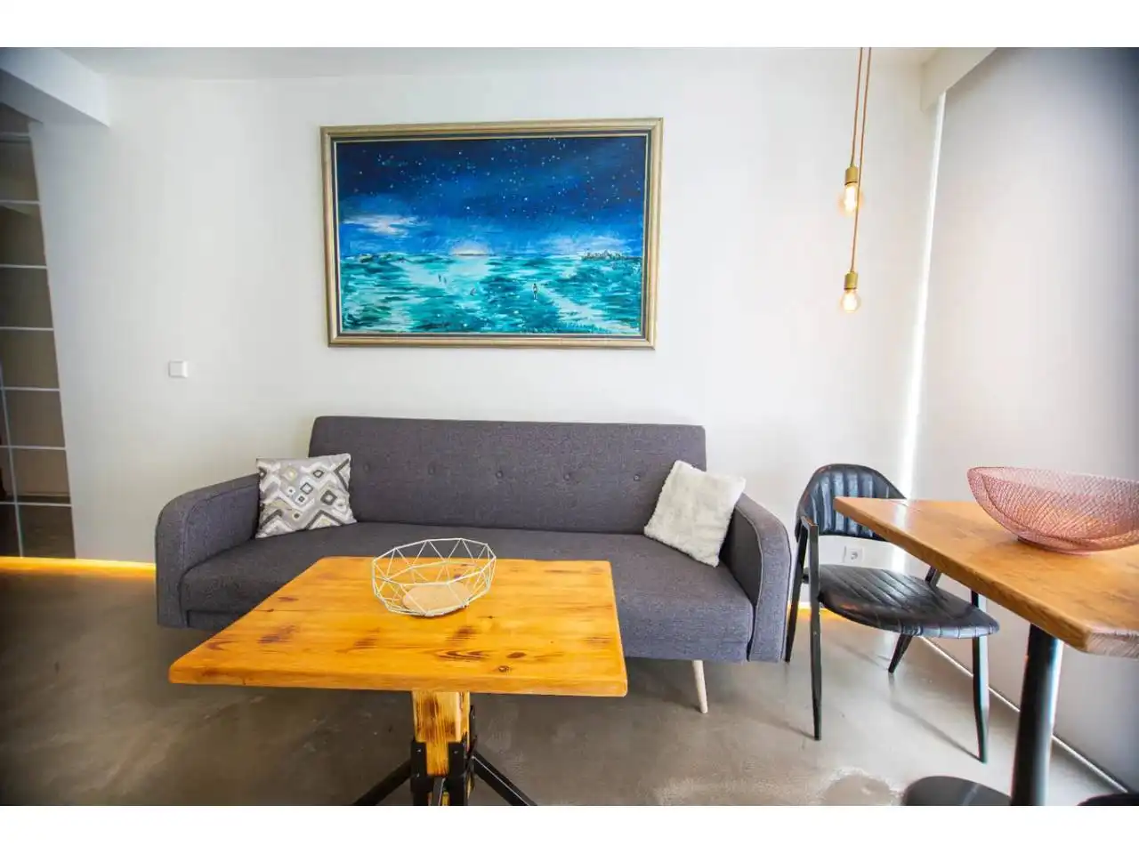 Living room of Study for sale in Barcelona  with Air Conditioner, Heating and Parquet flooring