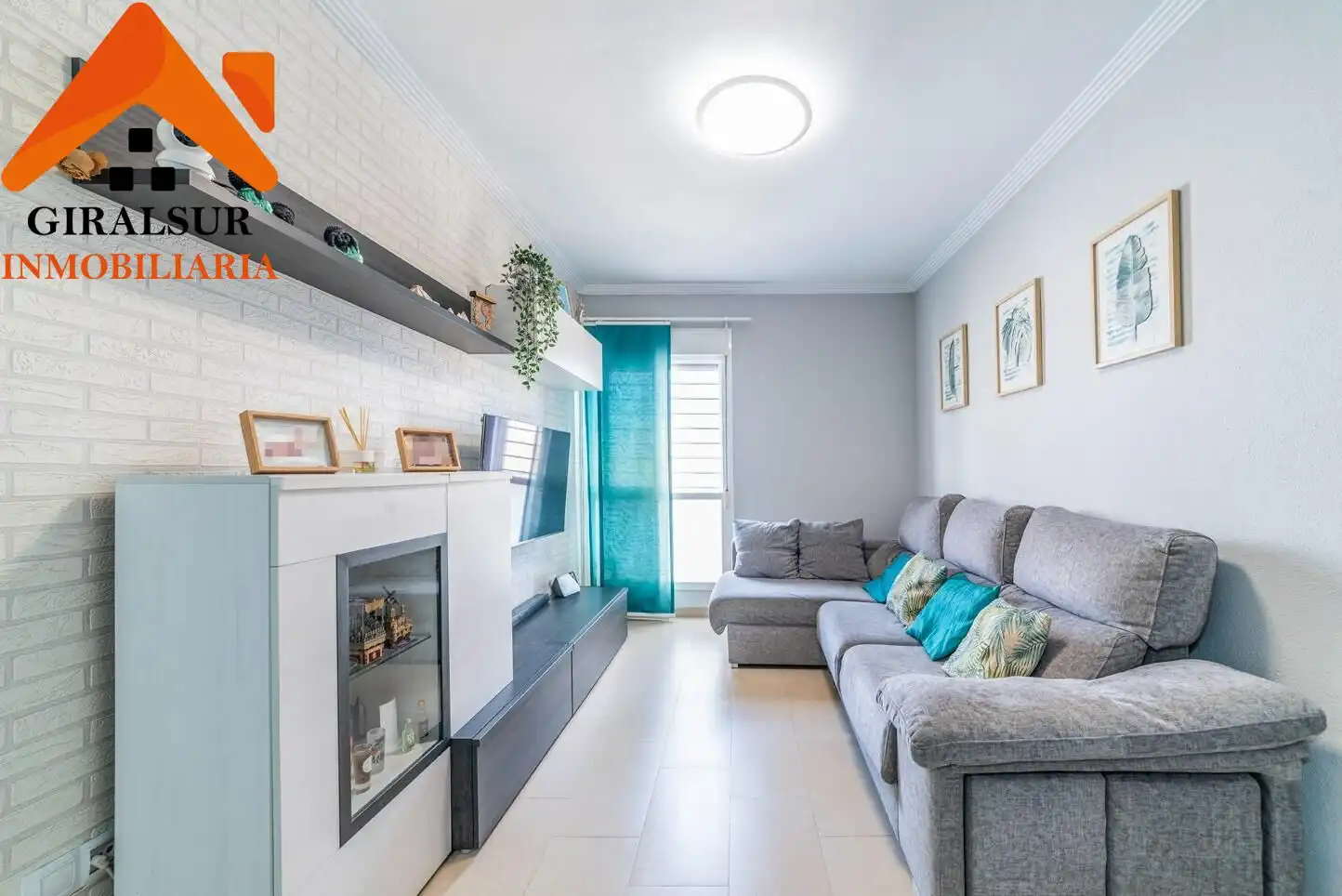 Sala de estar de Piso en venta en Alcalá de Guadaira con Aire acondicionado y Trastero
