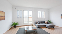 Living room of Attic for sale in Vilanova i la Geltrú  with Air Conditioner, Heating and Parquet flooring