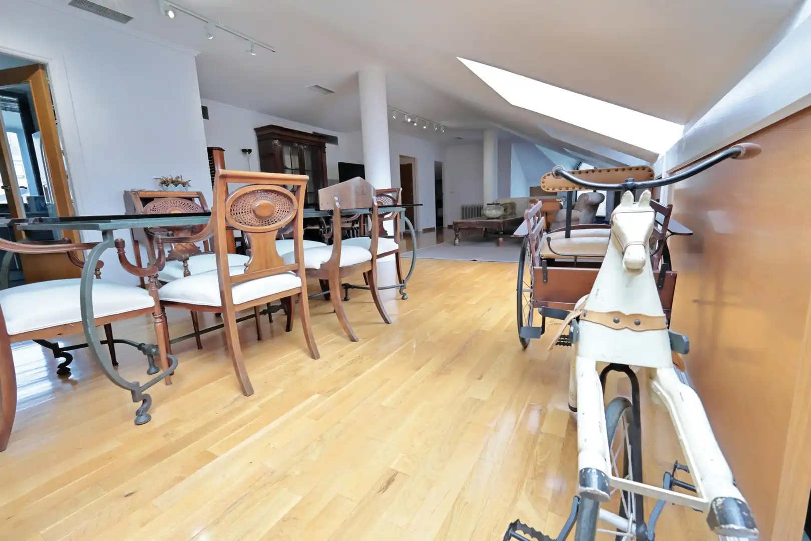 Esszimmer von Dachboden zum Verkauf in Bembibre mit Heizung und Balkon