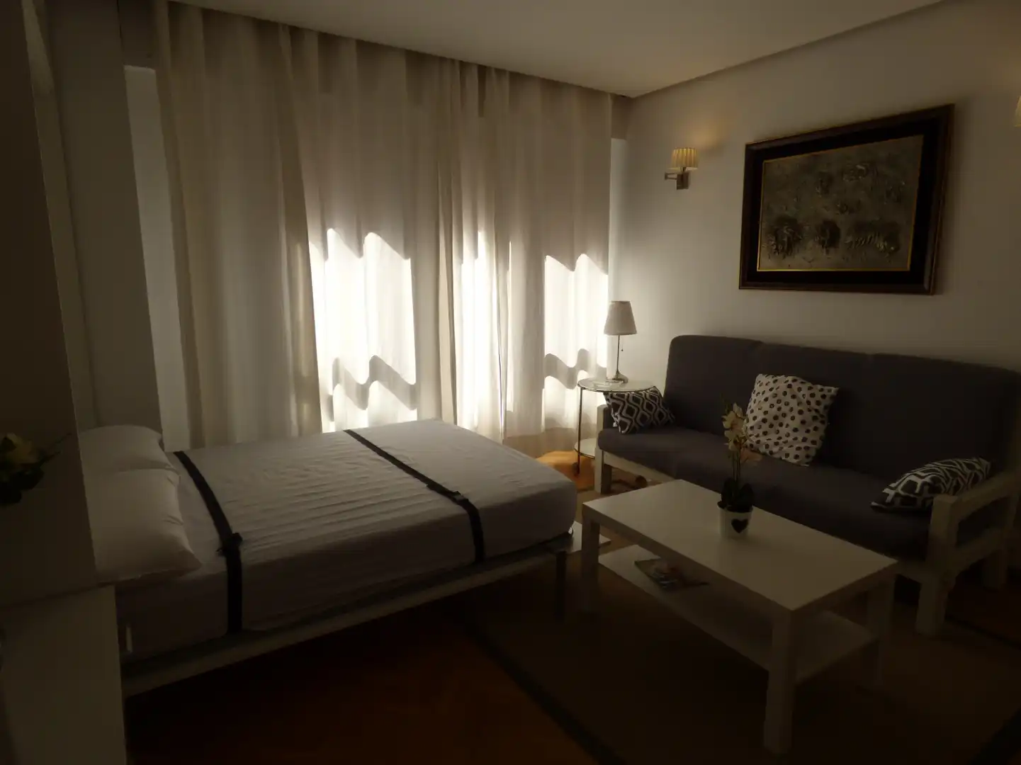 Bedroom of Flat for rent in Madrid  with Air Conditioner, Heating and Furnished