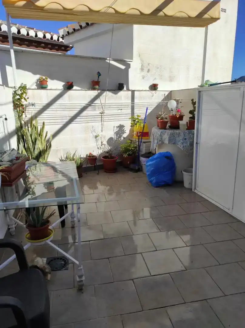 Terraza de Casa adosada en venta en Álora con Aire acondicionado, Amueblado y Horno