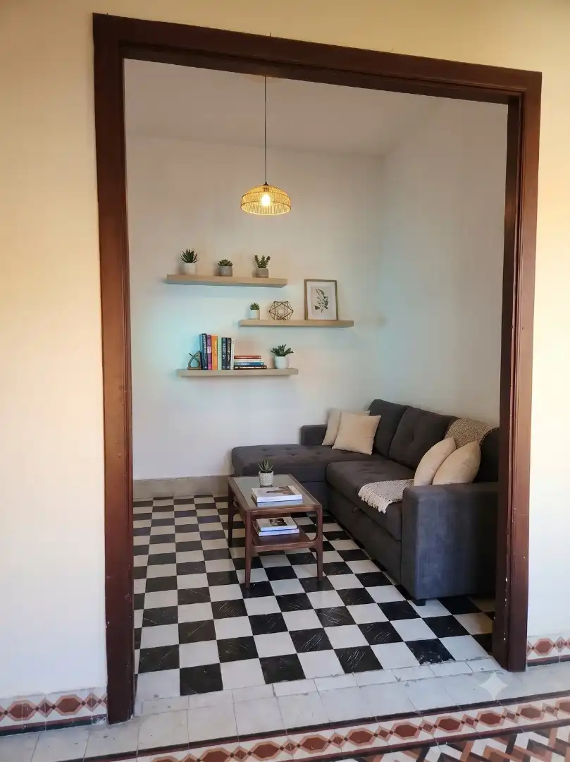Living room of Houses for rent in San Cristóbal de la Laguna  with Private garden, Furnished and Oven