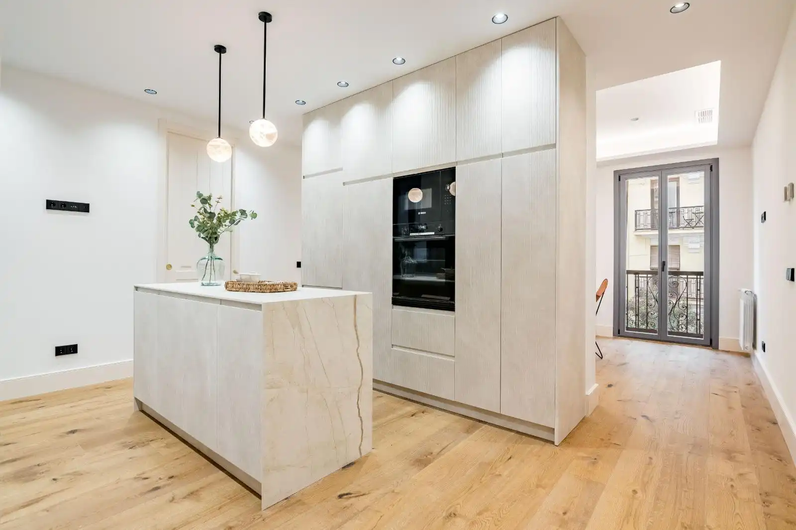 Kitchen of Flat for sale in Madrid  with Air Conditioner, Heating and Terrace