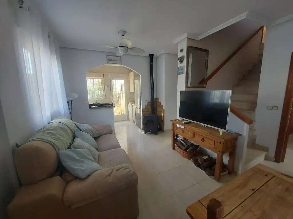 Sala d'estar de Casa o xalet en venda en Benimantell amb Terrassa, Piscina i Forn