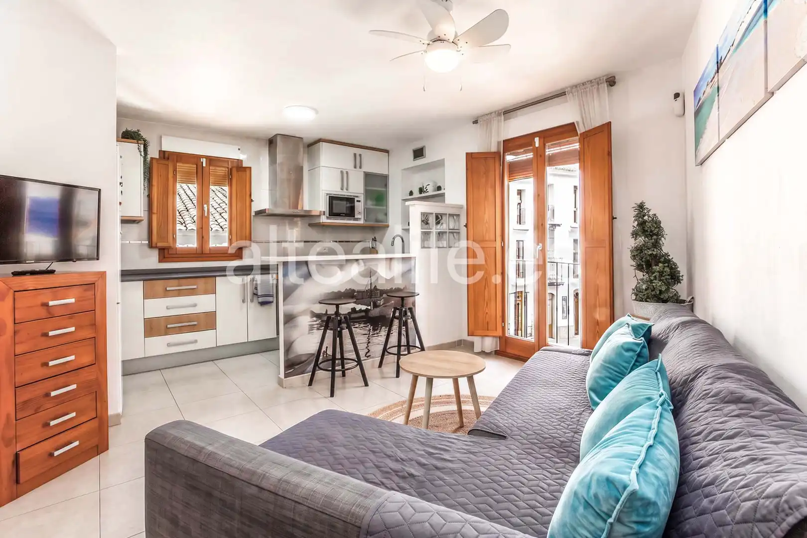 Living room of Apartments for sale in Altea  with Air Conditioner and Balcony