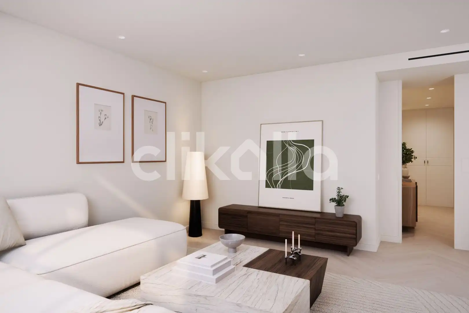 Sala d'estar de Pis en venda en Madrid amb Aire condicionat, Calefacció i Terrassa
