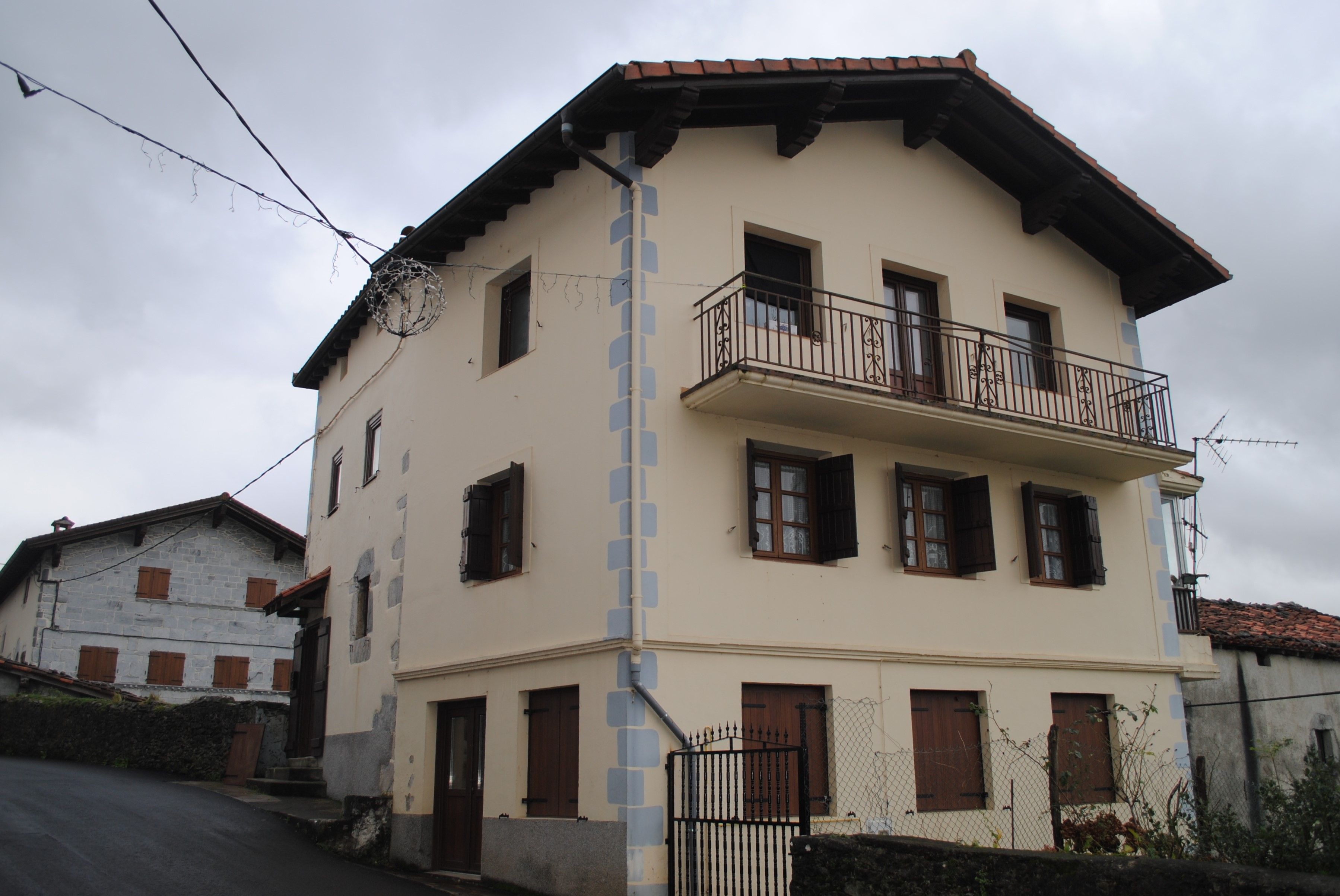 Exterior view of Country house for sale in Arantza  with Terrace, Furnished and Oven
