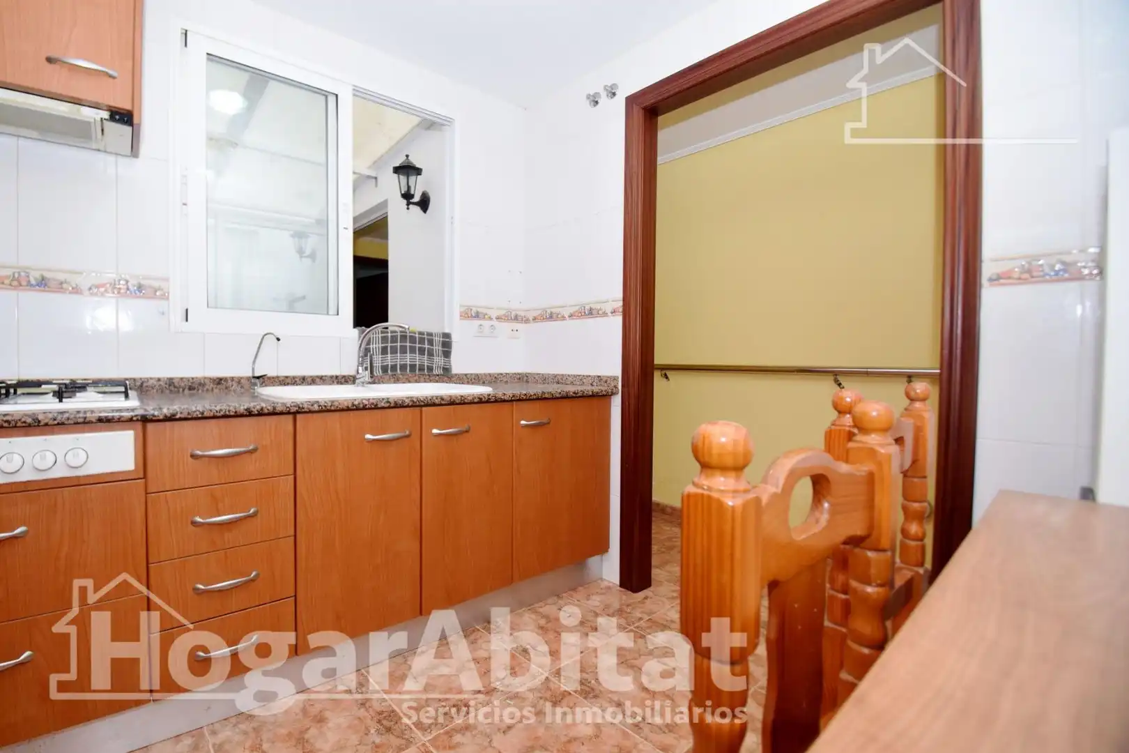Cocina de Piso en venta en Burriana / Borriana con Aire acondicionado, Calefacción y Amueblado