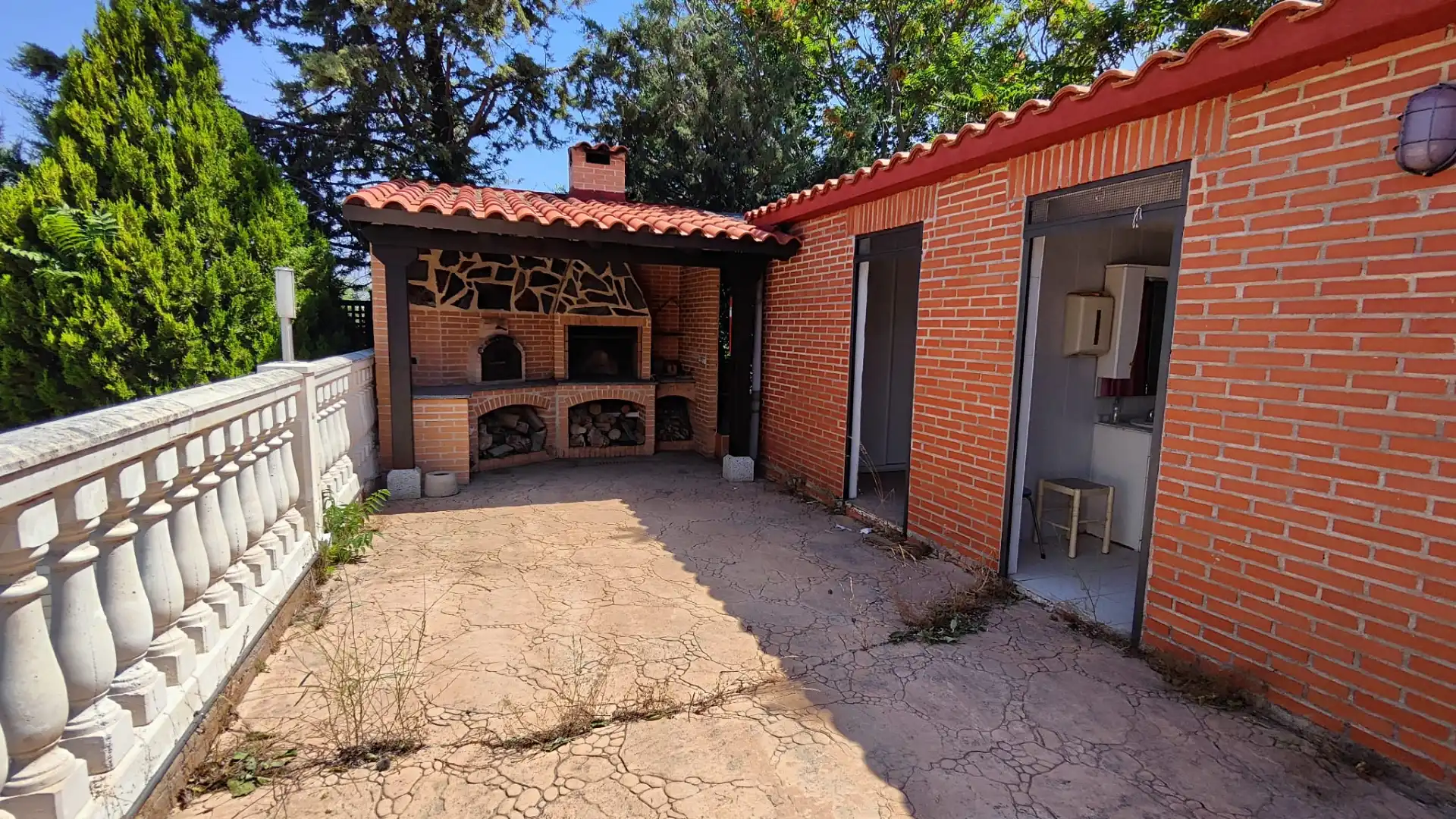 Jardí de Casa o xalet en venda en Barajas de Melo amb Calefacció, Jardí privat i Terrassa