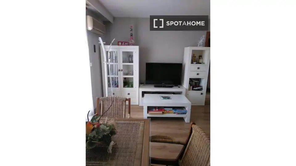 Sala de estar de Piso de alquiler en Valencia con Aire acondicionado, Calefacción y Amueblado