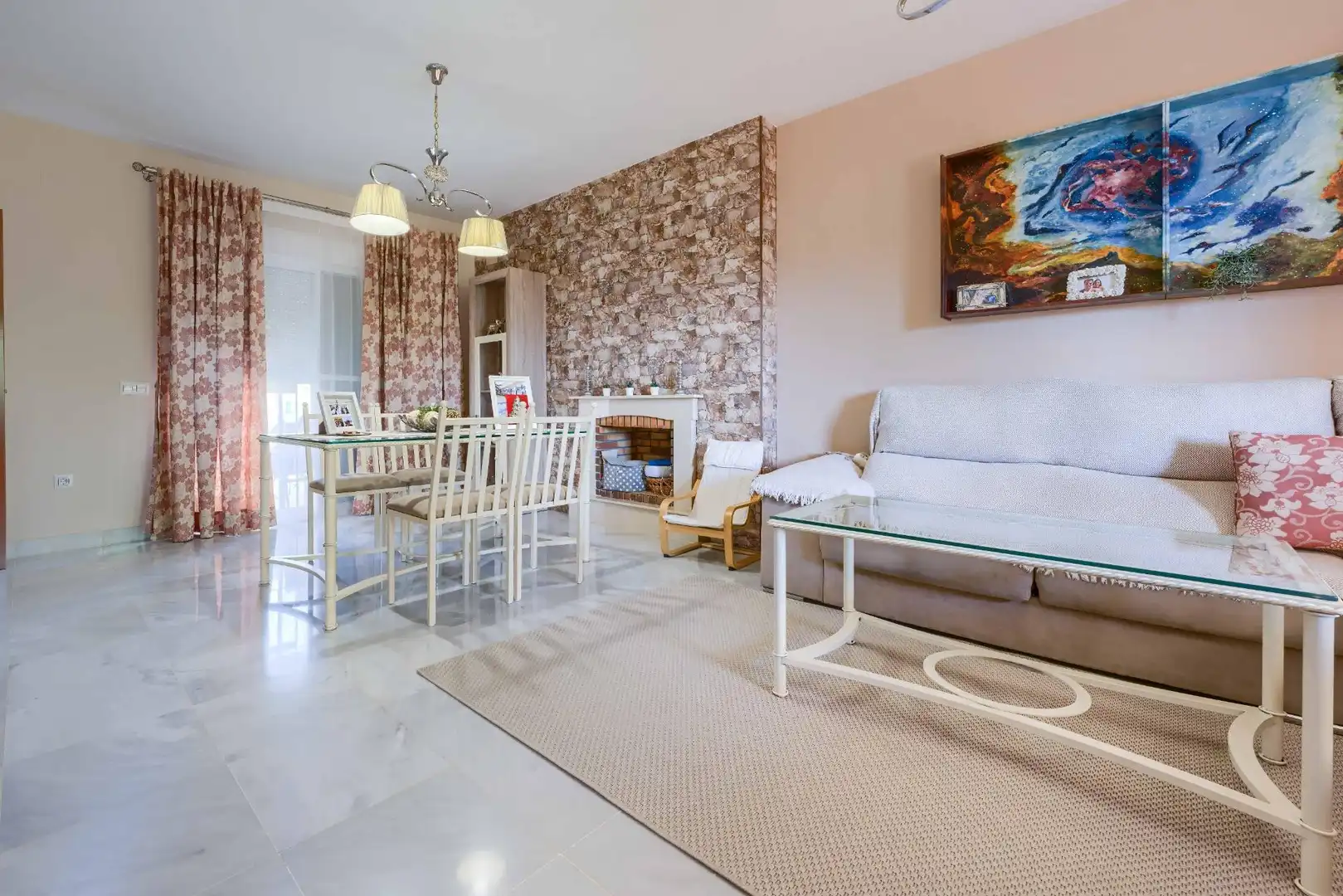 Living room of Houses for sale in Espartinas  with Air Conditioner, Heating and Private garden