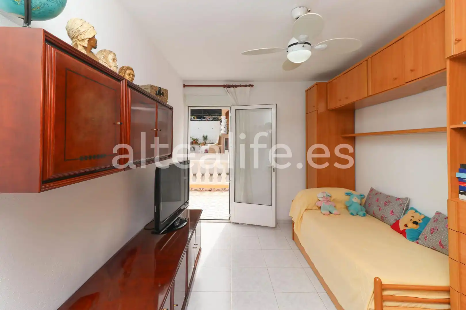 Bedroom of Houses for sale in L'Alfàs del Pi  with Air Conditioner, Private garden and Terrace