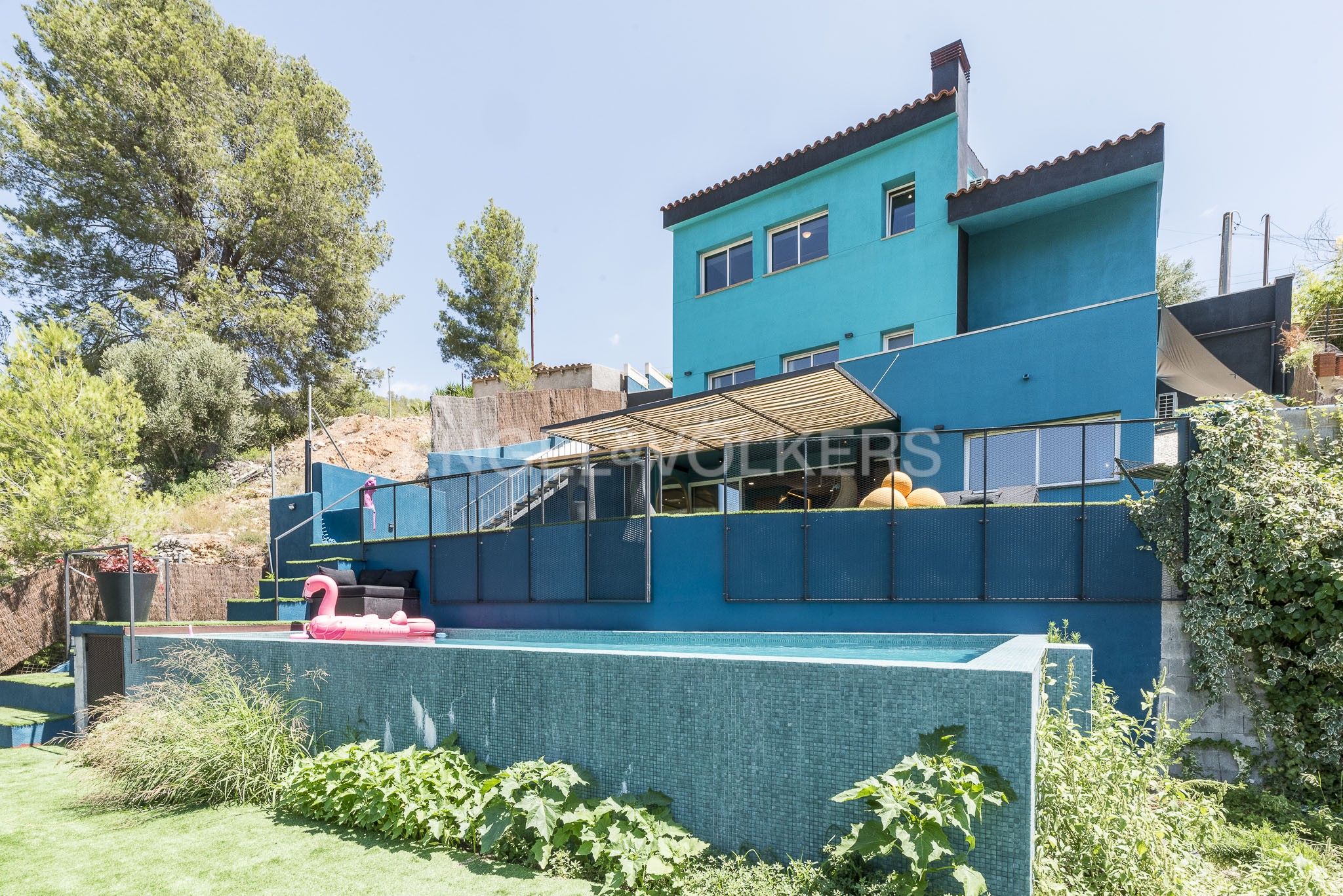 Swimming pool of House or chalet for sale in Vespella de Gaià  with Air Conditioner, Heating and Private garden