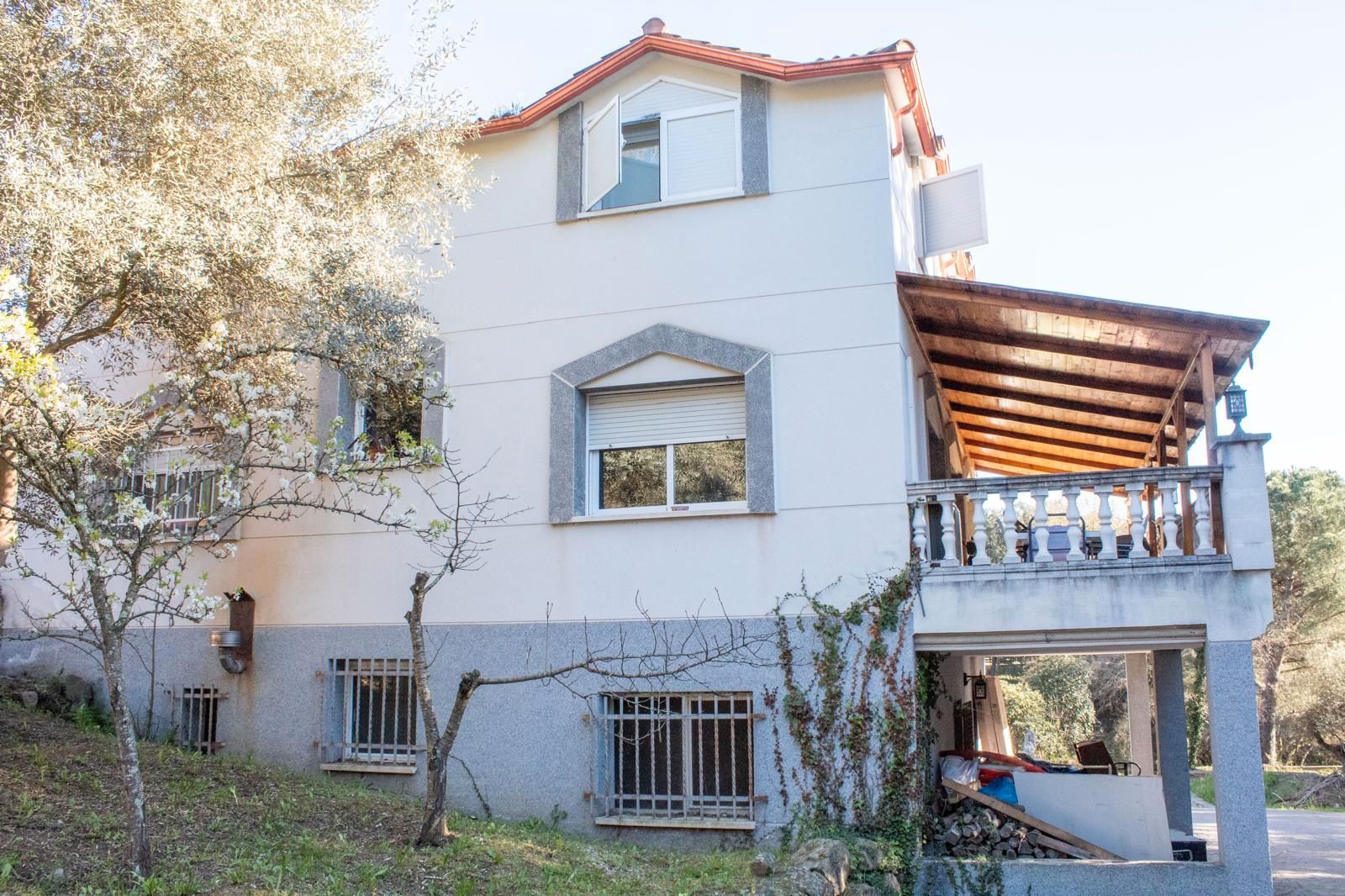 Exterior view of House or chalet for sale in Sant Celoni  with Air Conditioner, Heating and Private garden