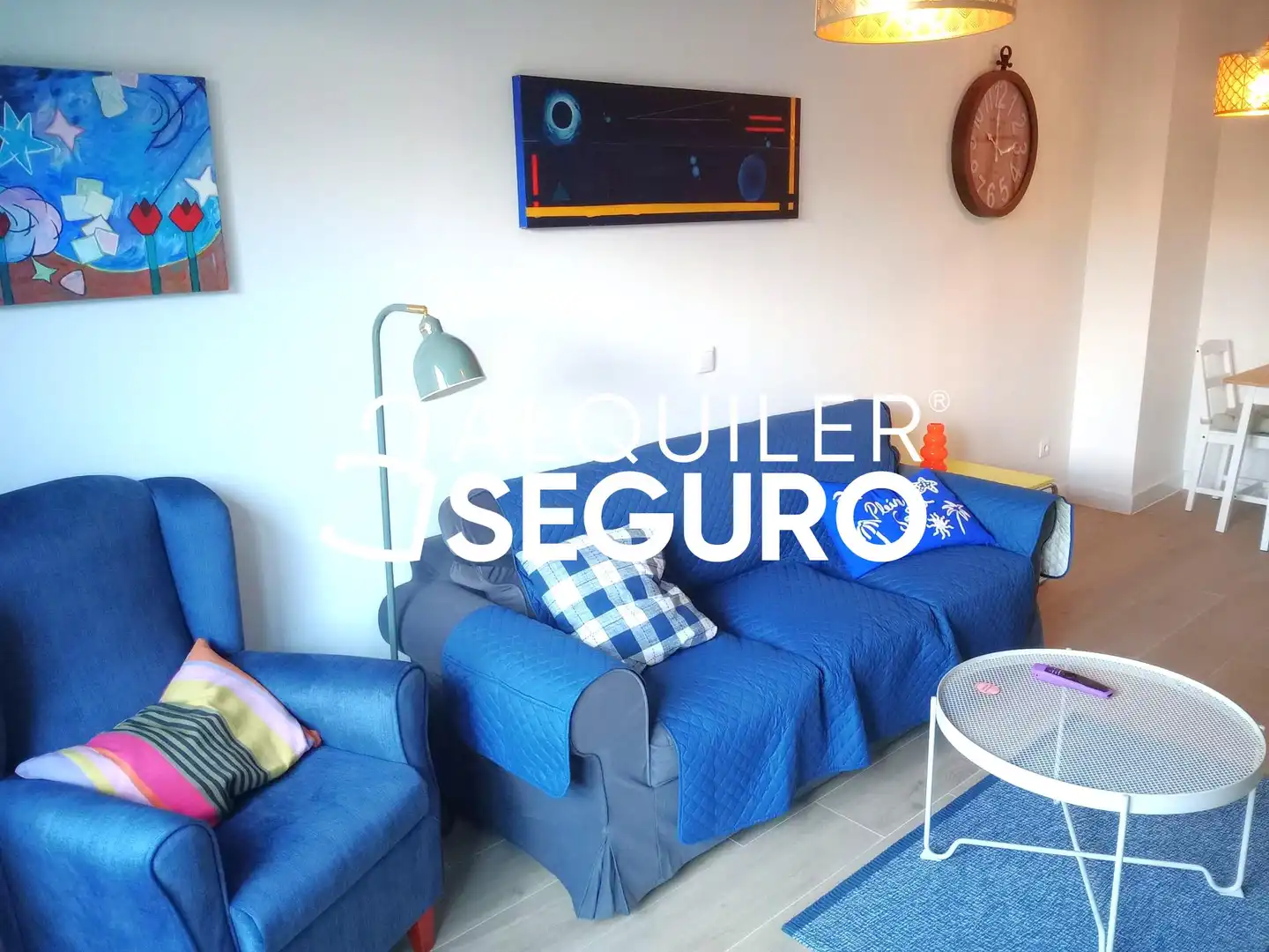 Living room of Flat for rent in Valladolid  with Heating, Terrace and Swimming Pool