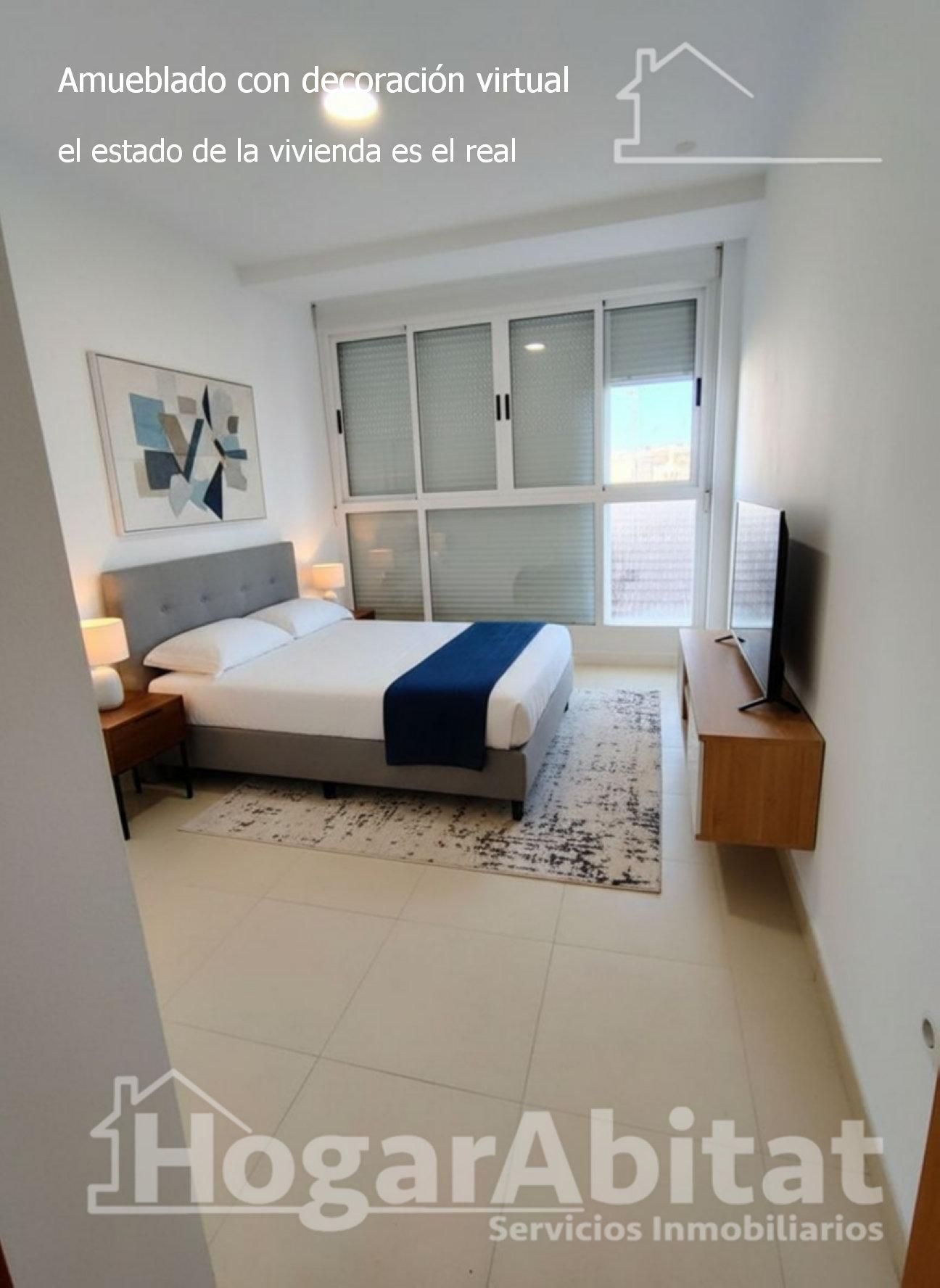 Bedroom of Flat for sale in Sagunto / Sagunt  with Terrace and Balcony