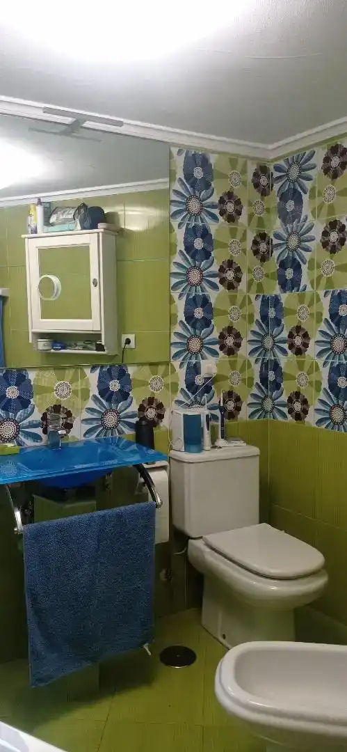 Bany de Àtic per a compartir en Oviedo  amb Parquet, Moblat i Forn