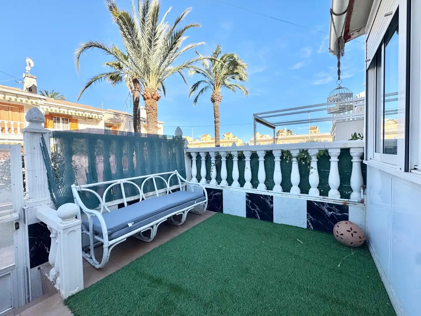 Terrace of Flat for rent in Santa Pola  with Heating, Parquet flooring and Terrace