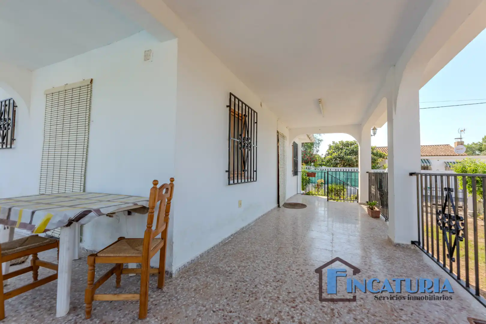 Terraza de Casa o chalet en venta en Vilamarxant con Jardín privado, Piscina y Amueblado