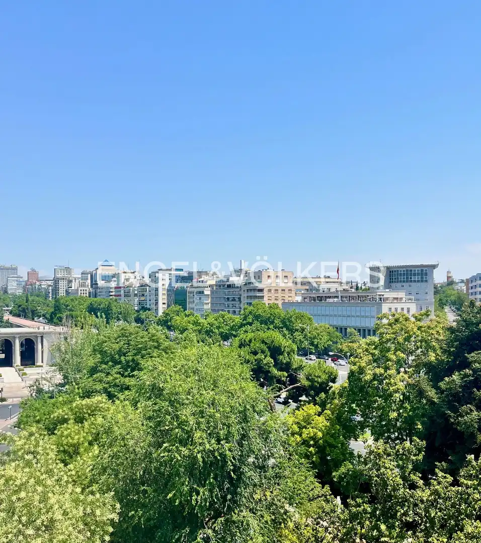 Vista exterior de Àtic de lloguer en Madrid amb Aire condicionat, Calefacció i Terrassa