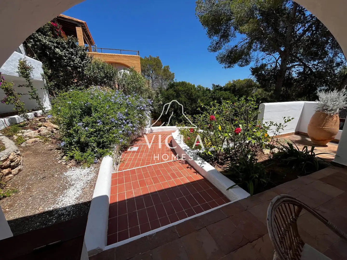 Jardín de Casa o chalet de alquiler en Sant Josep de sa Talaia con Aire acondicionado, Calefacción y Terraza