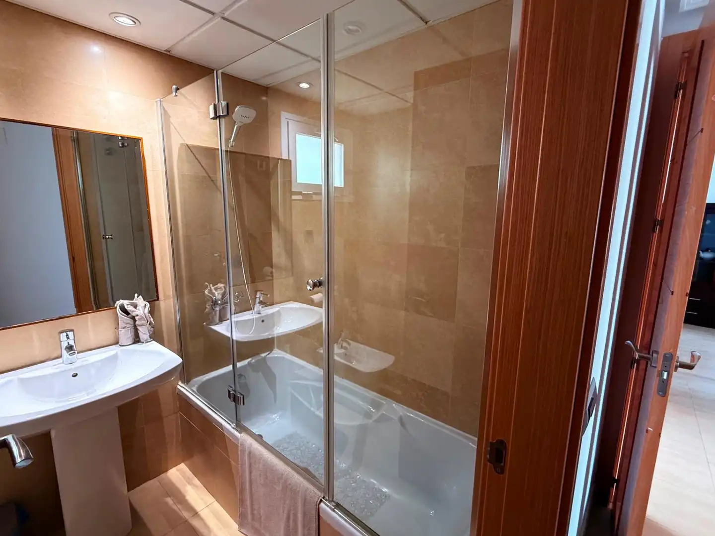 Badezimmer von Wohnung zur Miete in Los Alcázares mit Klimaanlage, Terrasse und Gemeinschaftspool