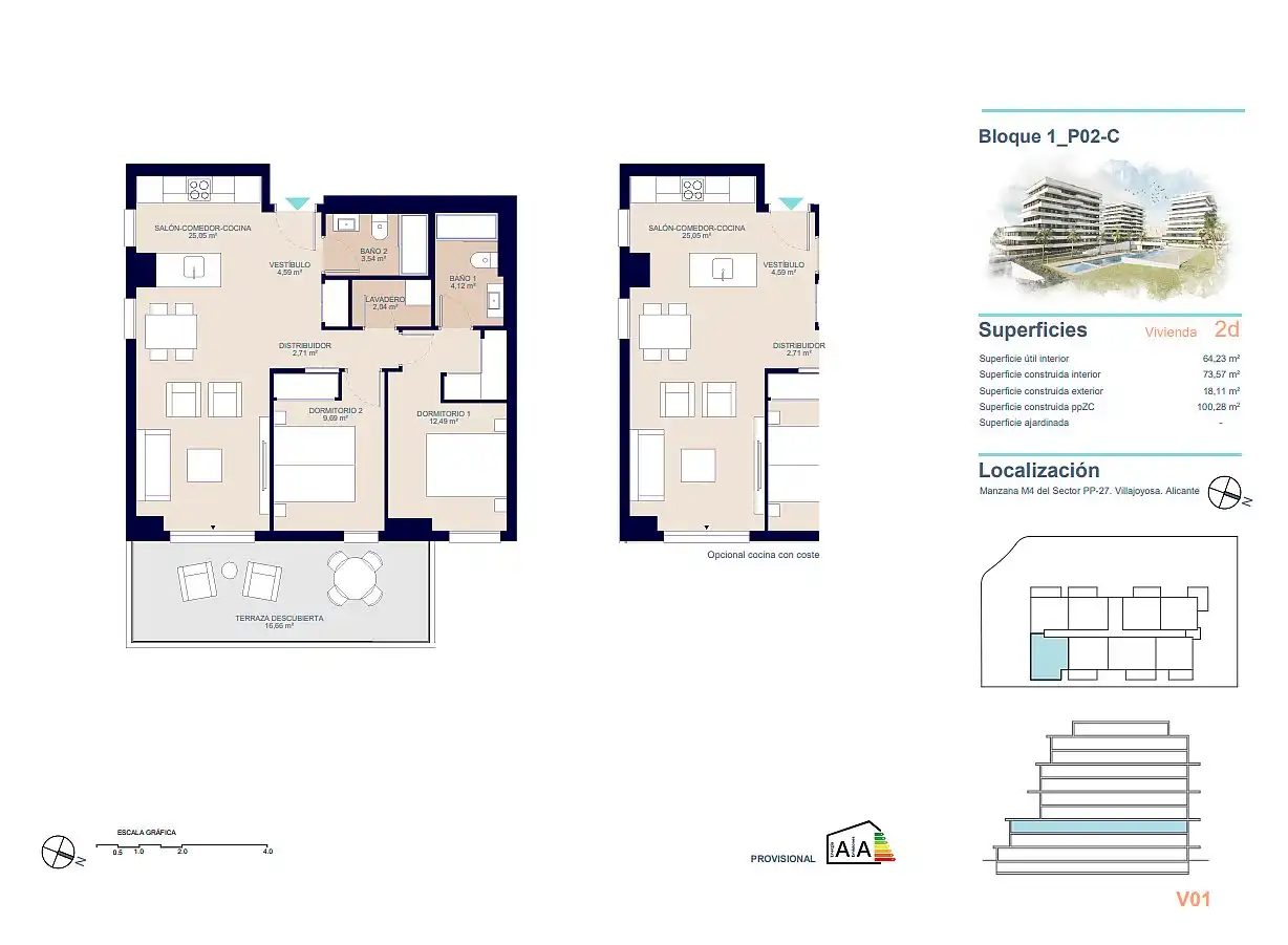 Apartamento con terraza en venta en Platja de Torres, imagen 27