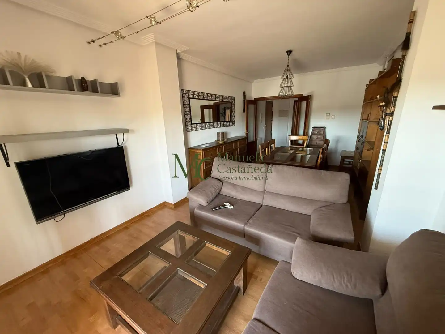 Living room of Flat for rent in Mérida  with Air Conditioner, Heating and Alarm
