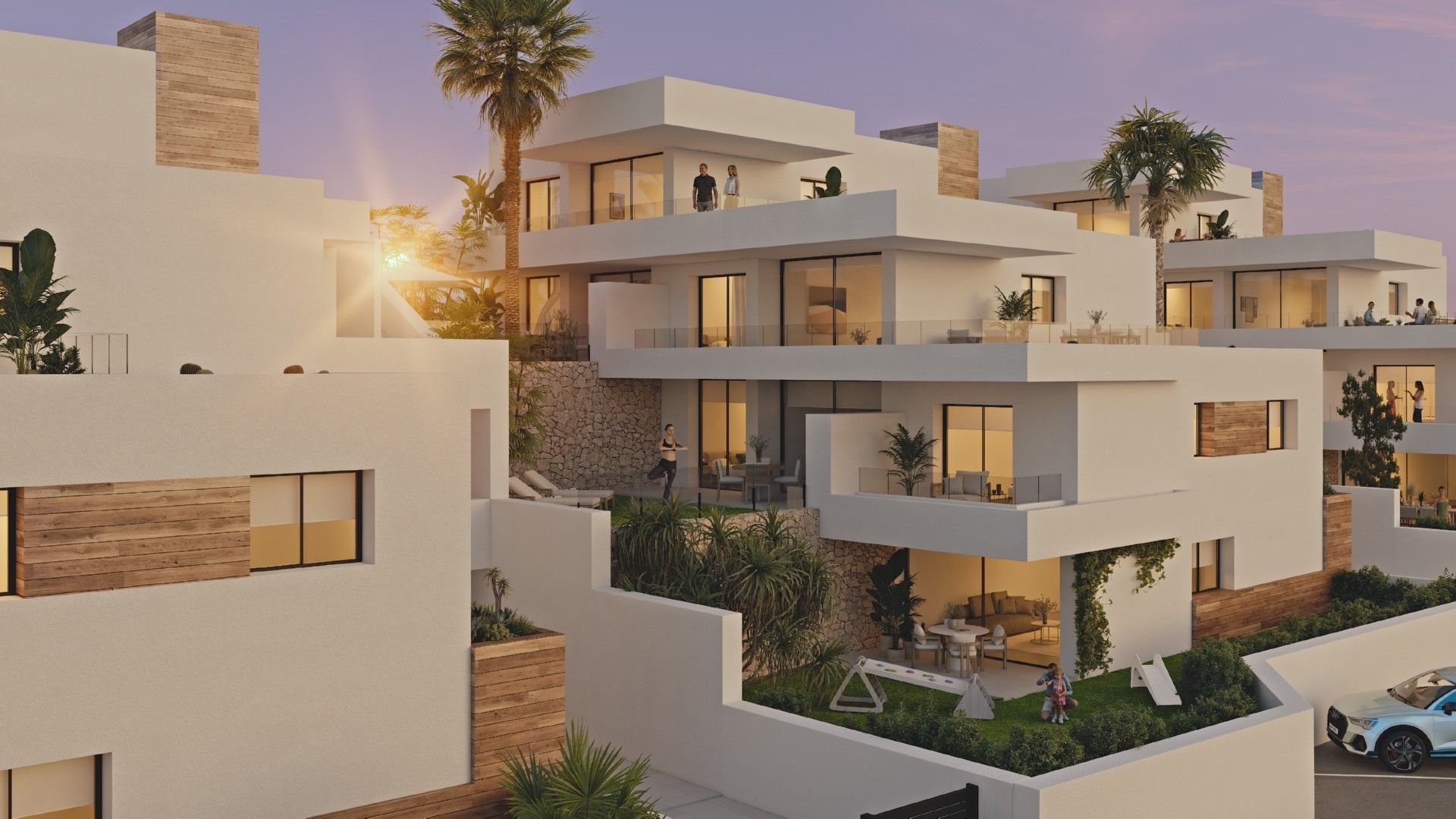 Exterior view of Apartment for sale in Benitachell / El Poble Nou de Benitatxell  with Air Conditioner, Terrace and Storage room