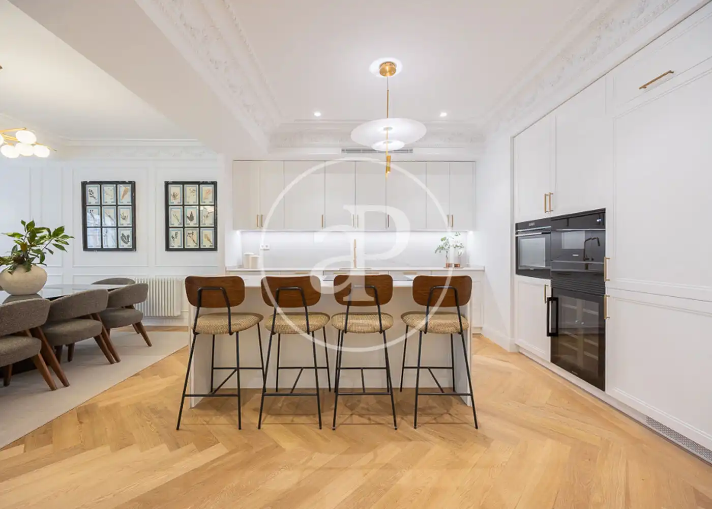 Kitchen of Flat for sale in Madrid  with Air Conditioner, Heating and Furnished