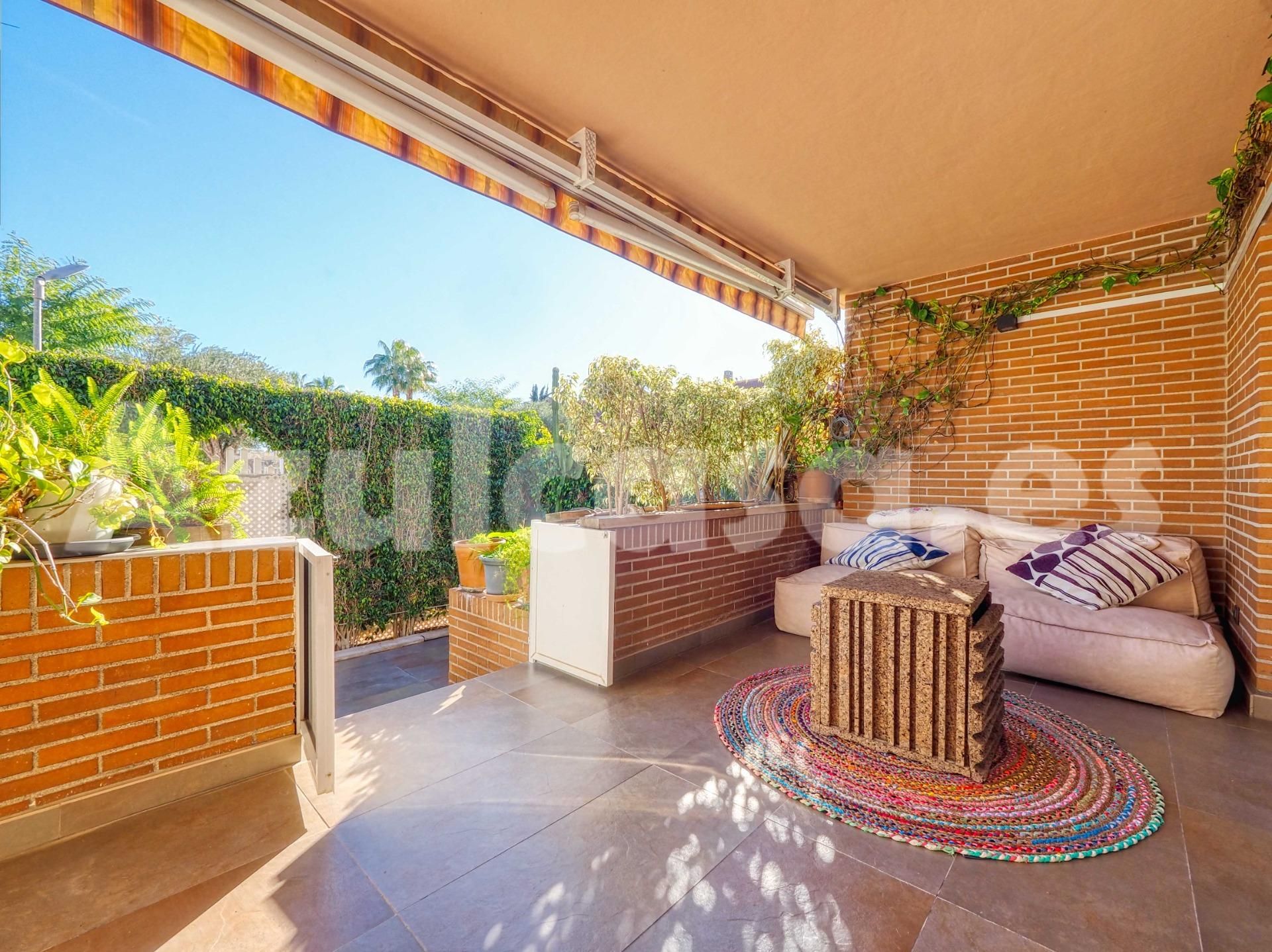 Terrace of Single-family semi-detached for sale in Alicante / Alacant  with Air Conditioner, Private garden and Terrace