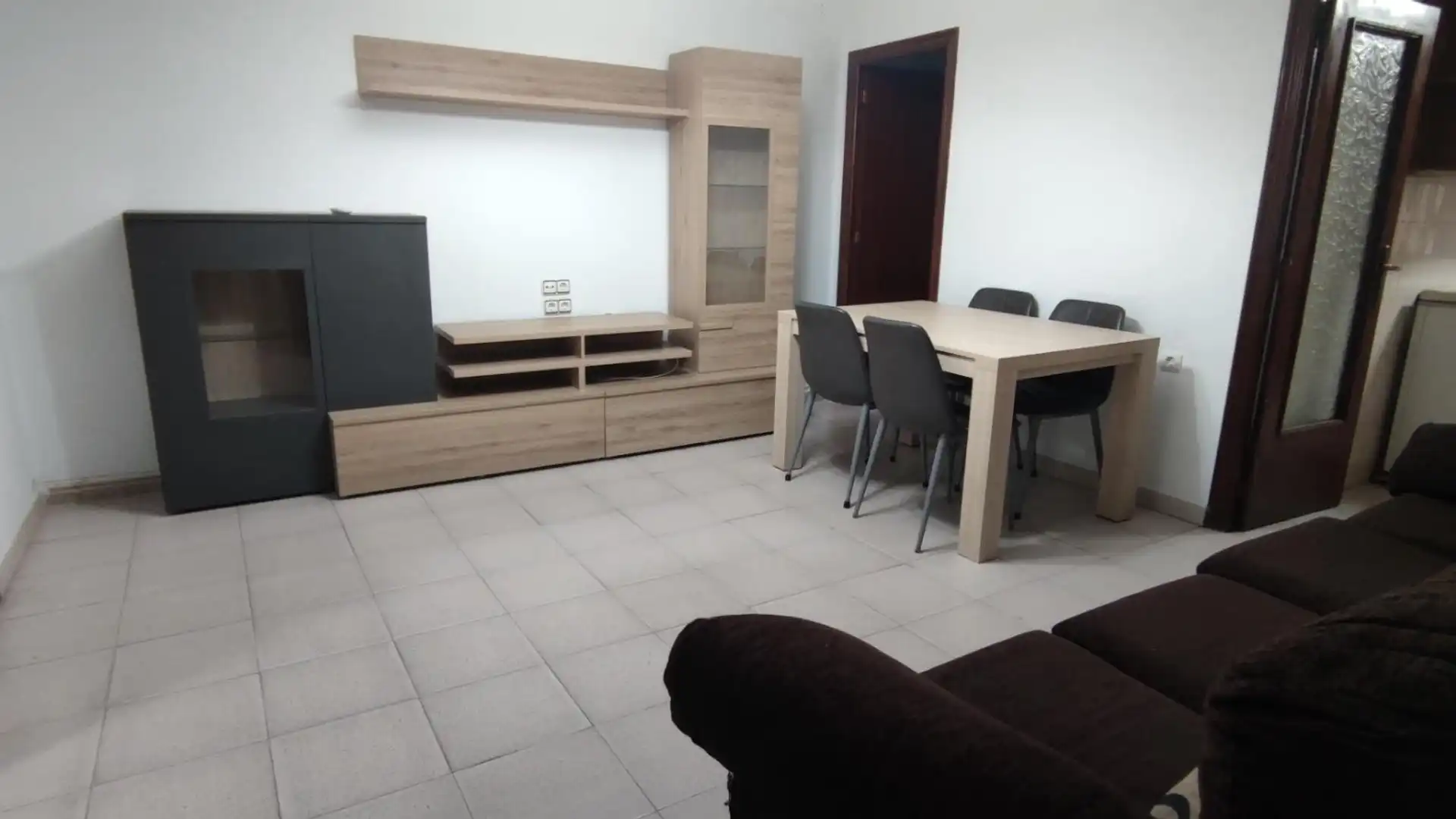 Living room of Flat for sale in Elche / Elx  with Terrace and Furnished
