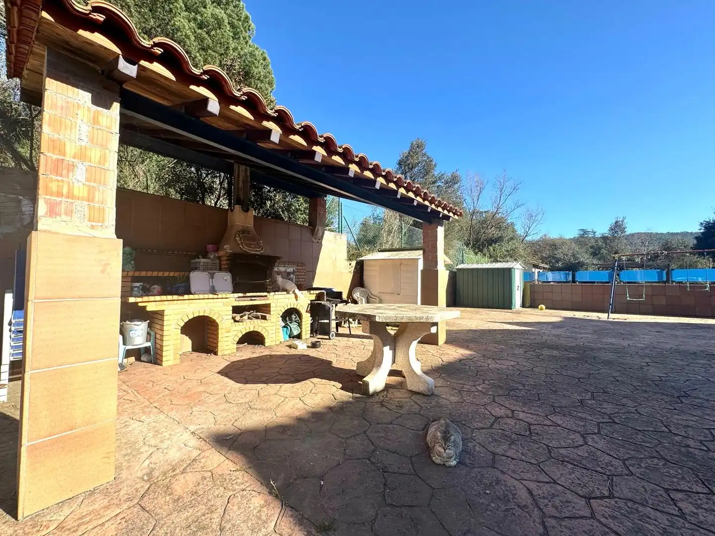 Terrassa de Casa o xalet en venda en Sant Celoni amb Aire condicionat, Calefacció i Jardí privat