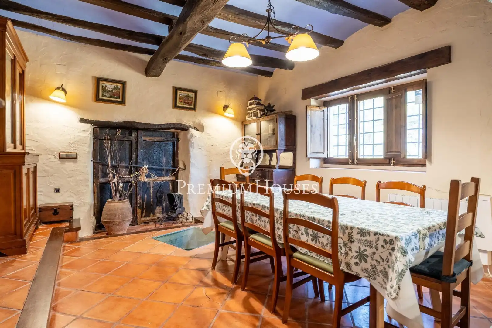Dining room of Country homes for sale in El Catllar   with Heating, Private garden and Terrace