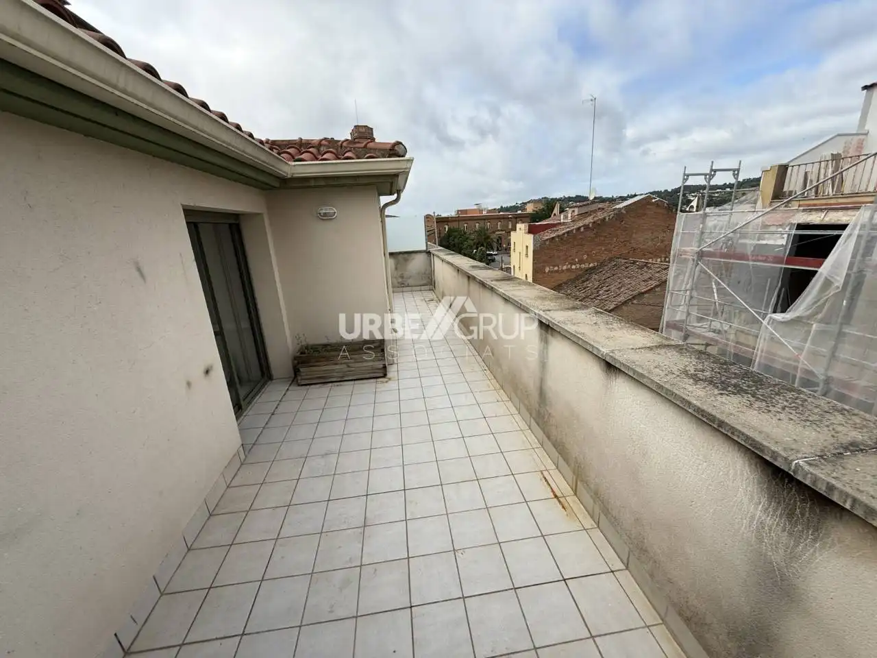 Terraza de Dúplex de alquiler en Terrassa con Aire acondicionado, Calefacción y Terraza